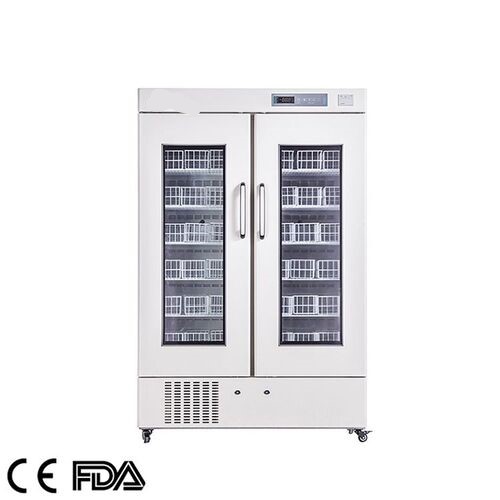 Double-Door Blood Bank Refrigerator